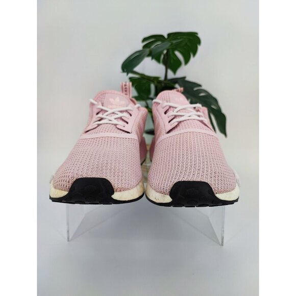 Adidas Women's Boost NMD R1 Pink Mesh Running Sneakers Size 9 US - Picture 2 of 8